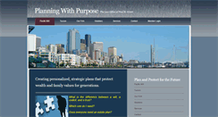 Desktop Screenshot of planningwithpurposeinc.com